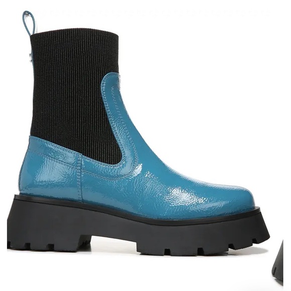 Circus by Sam Edelman Women Leslie Lug Sole Boots Blue Size 8,5 New - Picture 3 of 8